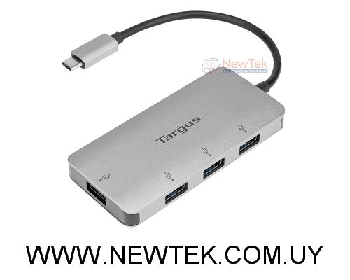Adaptador HUB USB-C Targus ACH226BT 4 Puertos USB 3.0 Portable Win/Mac/Chrome