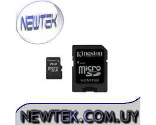 Memoria MicroSD Con Adaptador SD Kingston 8Gb SDC4/8GB