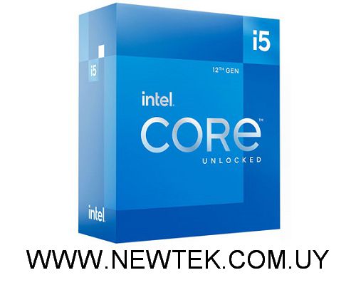 Procesador Intel Core i5-12600K Hasta 4.90Ghz 6 Nucleos Socket 1700 12va gen