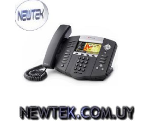 Telefono IP VoIP Polycom SoundPoint IP 670 6 lineas 2 LAN PoE 2200-12670-025